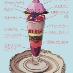 アメリカンチェリーパフェ